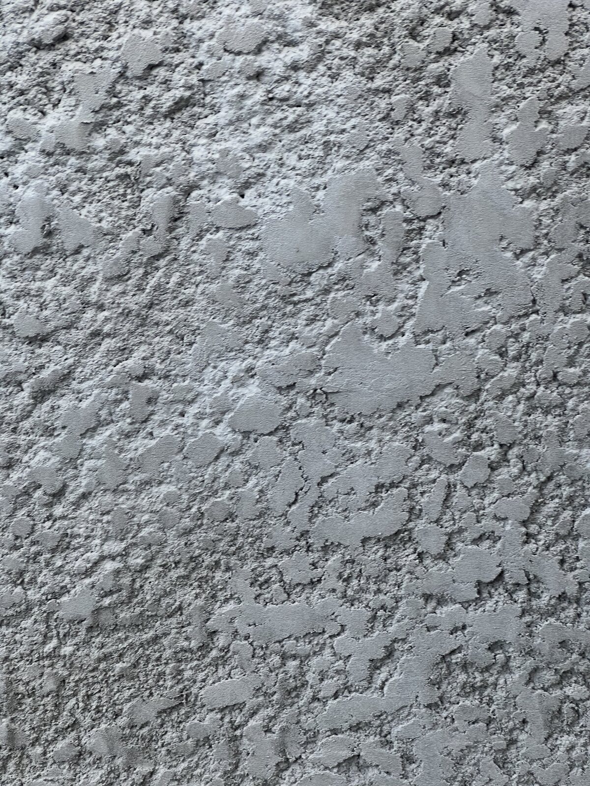 Applied texture finish, close up